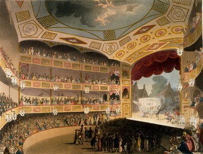 アッカーマンの「芸術のリポジトリ」よりロイヤルサーカス 作： T. and Pugin A.C. Rowlandson