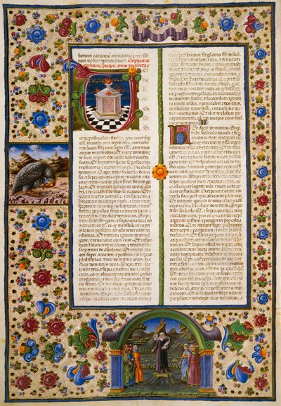 Taddeo Crivelli (1425-1479)らによって彩色されたBorso d