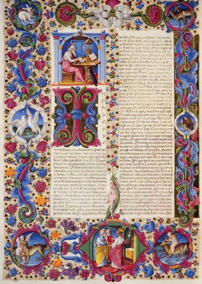 Taddeo Crivelli (1425-1479)らによって彩色されたBorso d