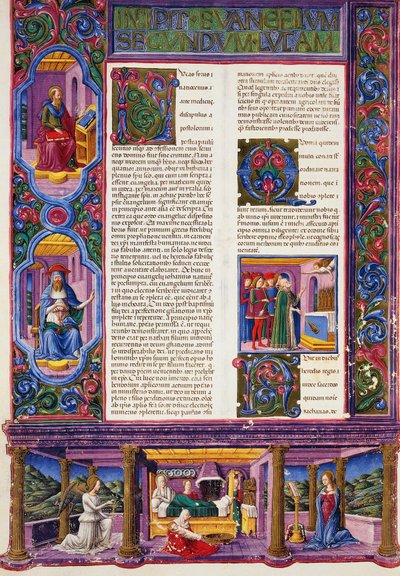 Taddeo Crivelli (1425-1479)らによって彩色されたBorso d