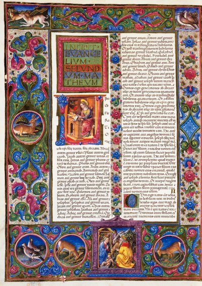 Taddeo Crivelli (1425-1479)らによって彩色されたBorso d