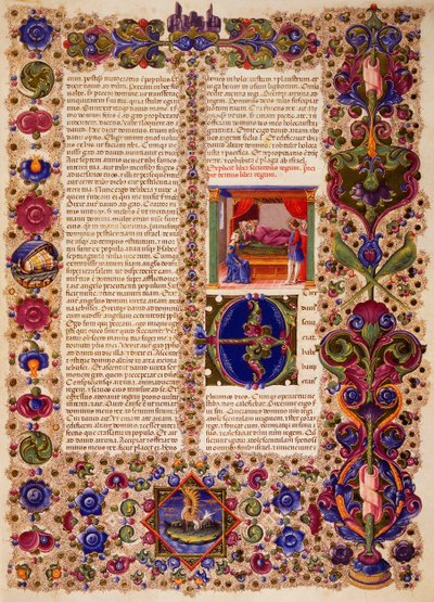 Taddeo Crivelli (1425-1479)らによって彩色されたBorso d