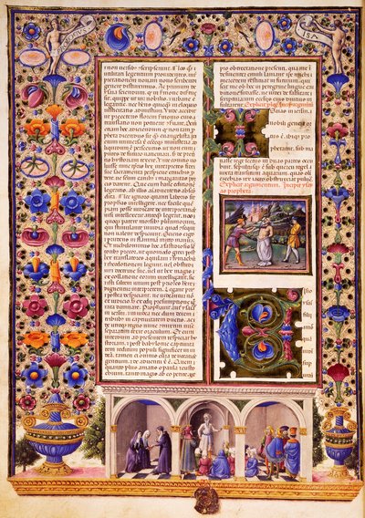 Taddeo Crivelli (1425-1479) などによって照らされた Borso d