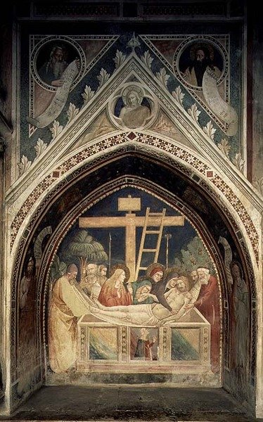 バルディ礼拝堂からのキリストの降架 作： Taddeo Gaddi