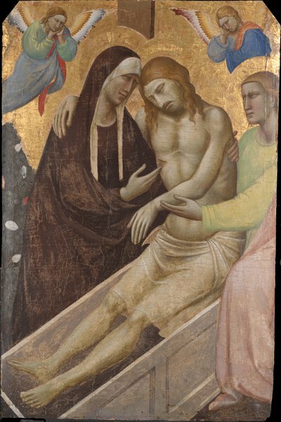 死んだキリストの嘆き 作： Taddeo Gaddi