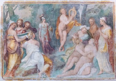 パルナッソス 作： Taddeo Zuccari