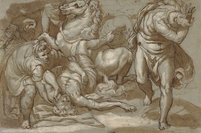 聖パウロの改宗 作： Taddeo Zuccaro