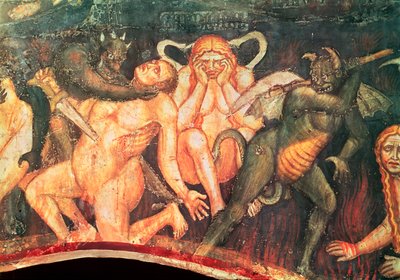 地獄、欲望の詳細、1394年頃 作： Taddeo di Bartolo