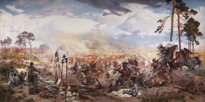 グルンヴァルトの戦い、1910 年 作： Tadeusz Popiel