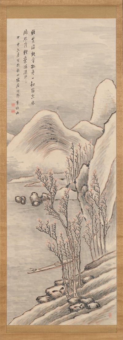 雪景色、1824年。 作： Takahashi Sohei