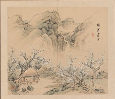フォーシーズンズの風景、1833年。 作： Takaku Aigai