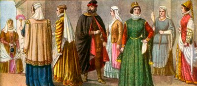 16世紀のイタリアのドレス 作： Tancredi Scarpelli