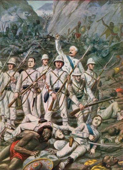 ドガリの戦い、1887 作： Tancredi Scarpelli