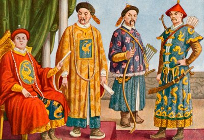 中国の衣装-皇帝、北京語、軍用北京語 作： Tancredi Scarpelli