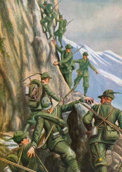 英雄的なイタリアの山岳軍 作： Tancredi Scarpelli