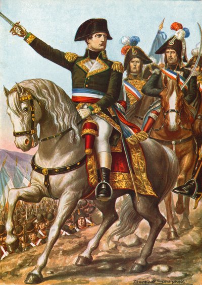 1796年の最初のイタリア作戦におけるナポレオン 作： Tancredi Scarpelli