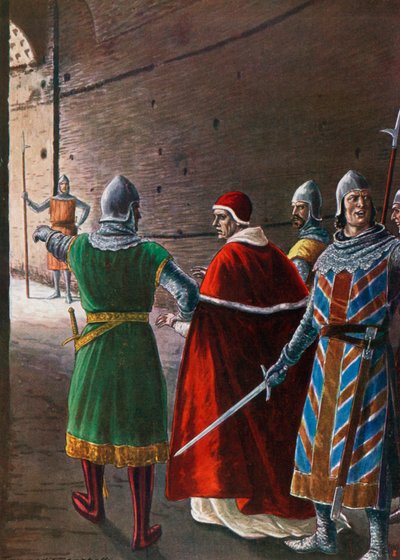 教皇ヨハネ13世は965年に一時的に追放された 作： Tancredi Scarpelli