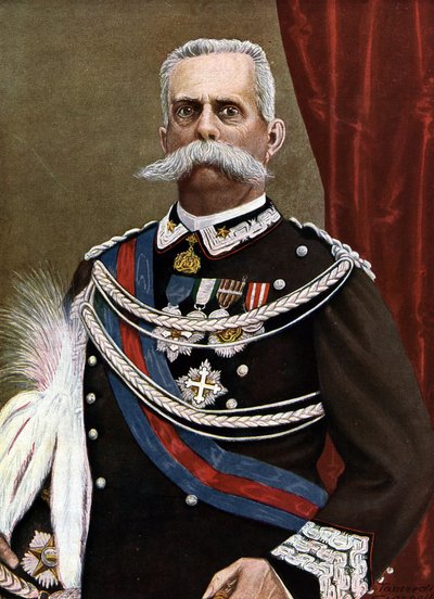 ウンベルト1世の肖像イタリア王（ウンベルト1世）（1844-1900）Paolo Giudiciによる「Storia d