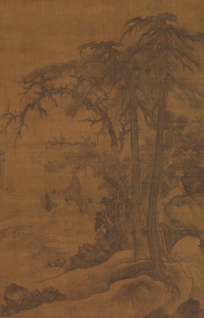 1342 年の漁師の帰還。 作： Tang Di
