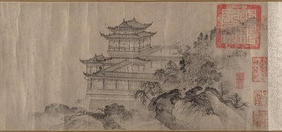 1352 年の滔太子のパビリオン。 作： Tang Di