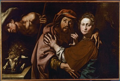 ヤコブとレベッカ 1625年頃 （油彩・キャンバス 作： Tanzio da Varallo