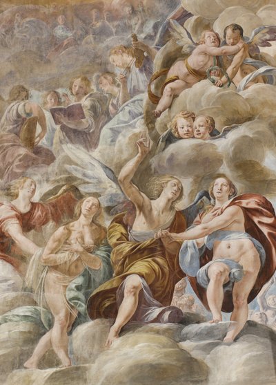 ミュージシャンの天使と聖霊、1629年 作： Tanzio da Varallo