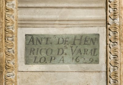 アーティストのサイン、守護天使の礼拝堂 作： Tanzio da Varallo