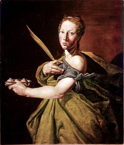 St Agatha 作： Tanzio da Varallo
