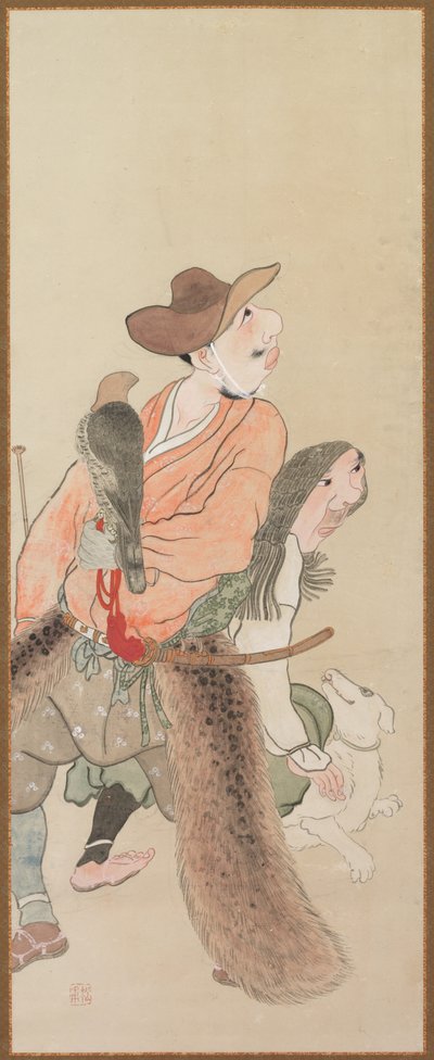 ジャンルフィギュア、c。 1816年。 作： Tatabe Socho