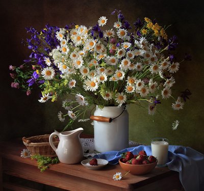 田園の夏の静物画 作： Tatyana Skorokhod