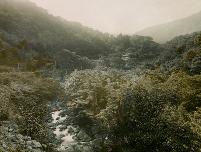 箱根山中、宮ノ下集落の眺め（1900年頃～1915年）（写真 作： Teijiro Takagi