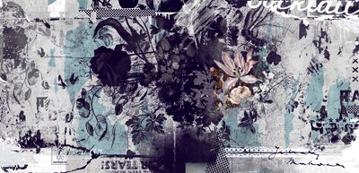 大きなことには小さな始まりがある, 2015 (キャンバスにコラージュ) 作： Teis Albers