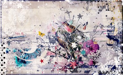 Bigger Better、2014年（キャンバスにコラージュ） 作： Teis Albers