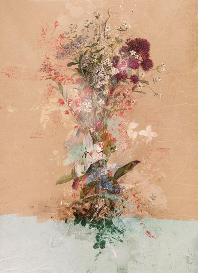 Floriage、2020年（キャンバスにミクストメディア） 作： Teis Albers