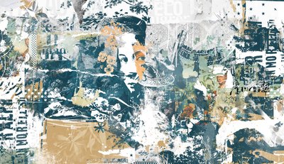 マグダレナ、2014年（キャンバスにコラージュ） 作： Teis Albers