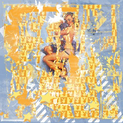Pin up II、2015年（キャンバスにコラージュ） 作： Teis Albers