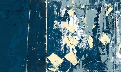 キルティ、2014年（キャンバスにコラージュ） 作： Teis Albers
