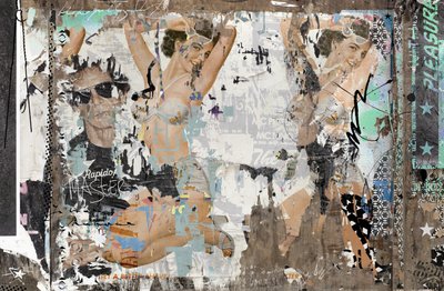 人生の味、2015年（キャンバスにコラージュ） 作： Teis Albers