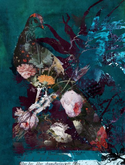 ワイルドネス、2018年（キャンバスにミクストメディア） 作： Teis Albers