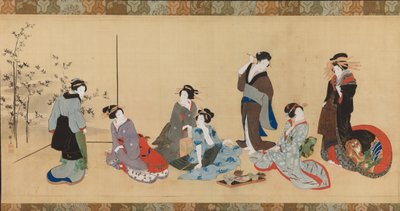 竹林の七賢人の女性パロディ 詳細 作： Teisai Hokuba
