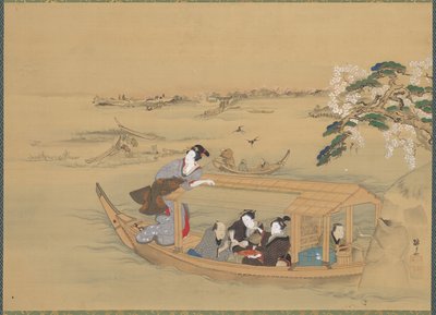隅田川遊覧船 作： Teisai Hokuba