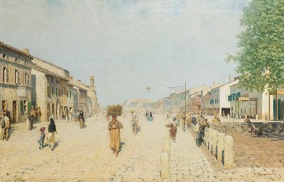 Subúrbio de Porta Adriana em Ravenna 作： Telemaco Signorini