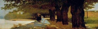 新婚旅行 1862-1863年頃 油彩・カンヴァス 作： Telemaco Signorini