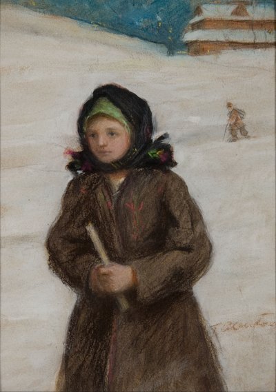 ろうそくの少女 作： Teodor Axentowicz