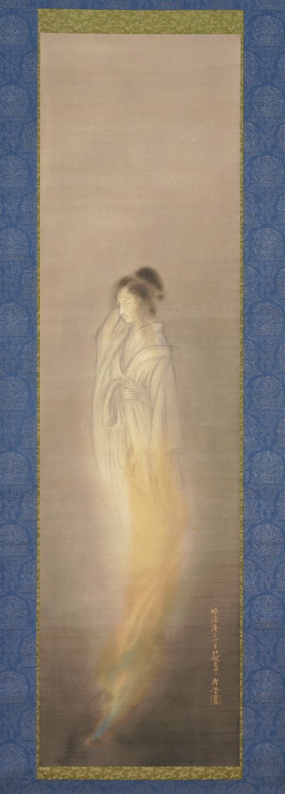 ゴースト [ペアの右] 1900年7月 （絹本、墨、淡彩） 作： Terasaki Kogyo