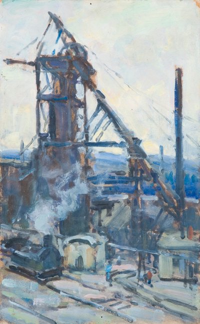 「鉱業」、1880～1936年 作： Terrick Williams