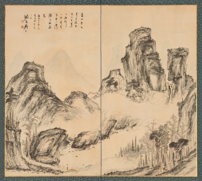 風景 作： Tessai Tomioka
