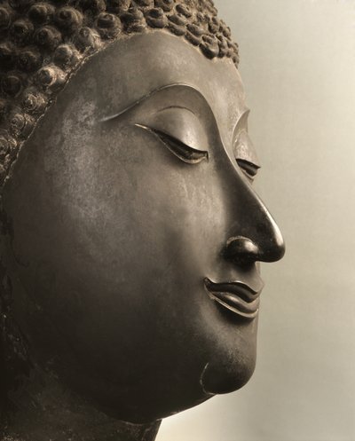 スコータイ時代の仏頭 作： Thai School