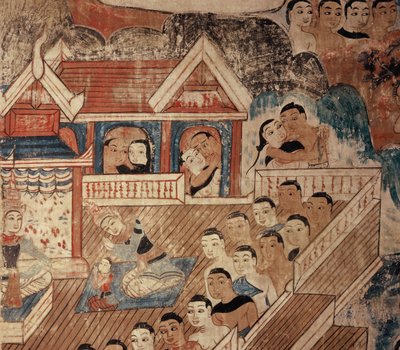 壁画の詳細 作： Thai School