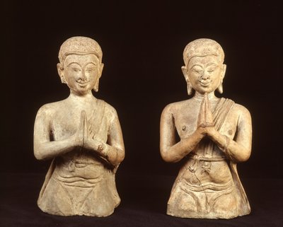 テラコッタ人形の祈り、スコータイ時代 作： Thai School